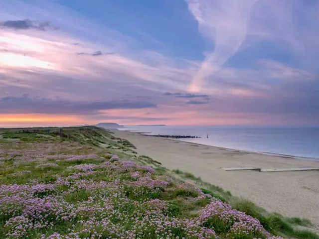 Hengistbury Head headland near Bournemouth